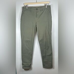 Khakis by Gap in OD Green. Broken-in Straight style.